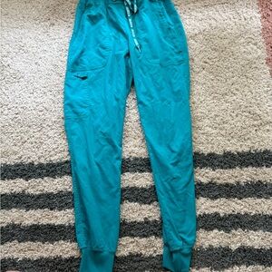 Med Couture teal scrub pants